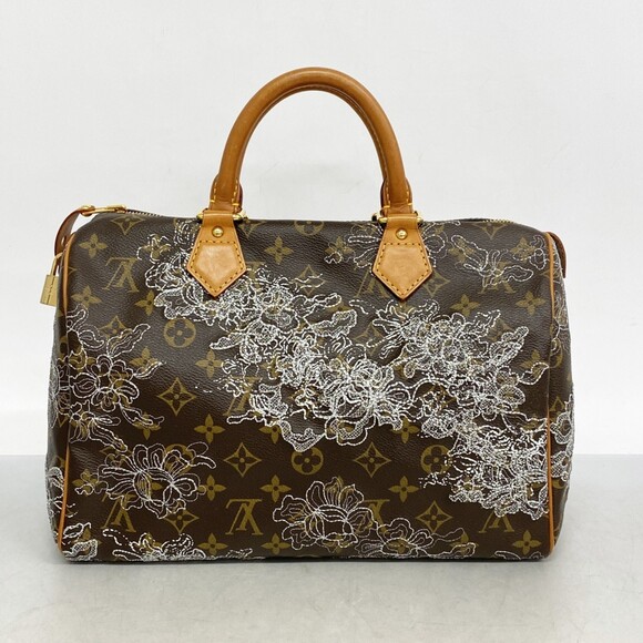 LOUIS VUITTON Brown Monogram Speedy 30 Bag - Picture 10 of 10